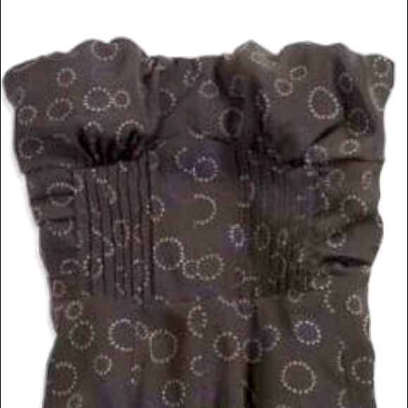 AEO Strapless Chiffon Dress - Picture 7 of 8